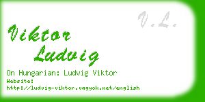 viktor ludvig business card